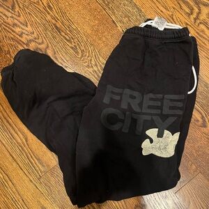 Black freecity Sweatpants